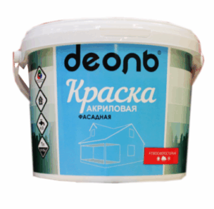 Краска вододисперсионная «Деоль» фасадная База С 9 л